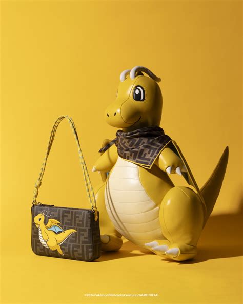 felpa fendi dragonite|fendi pokemon baguette.